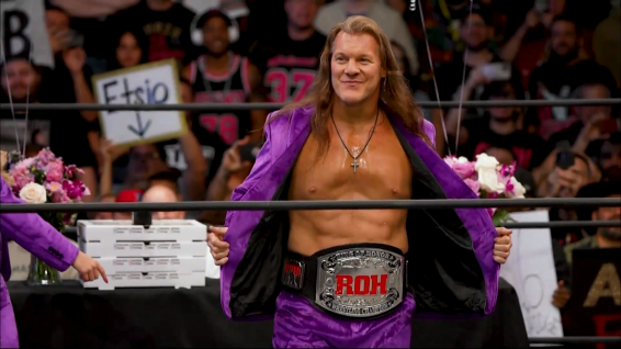 "The Ocho" Chris Jericho, the defending ROH World Champion
